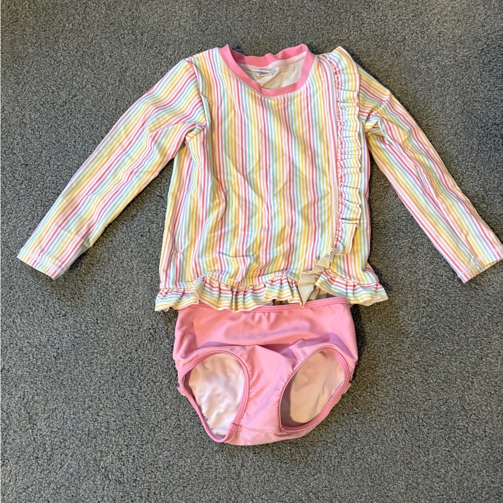 Ruffle Butts two piece swimsuit, 4T